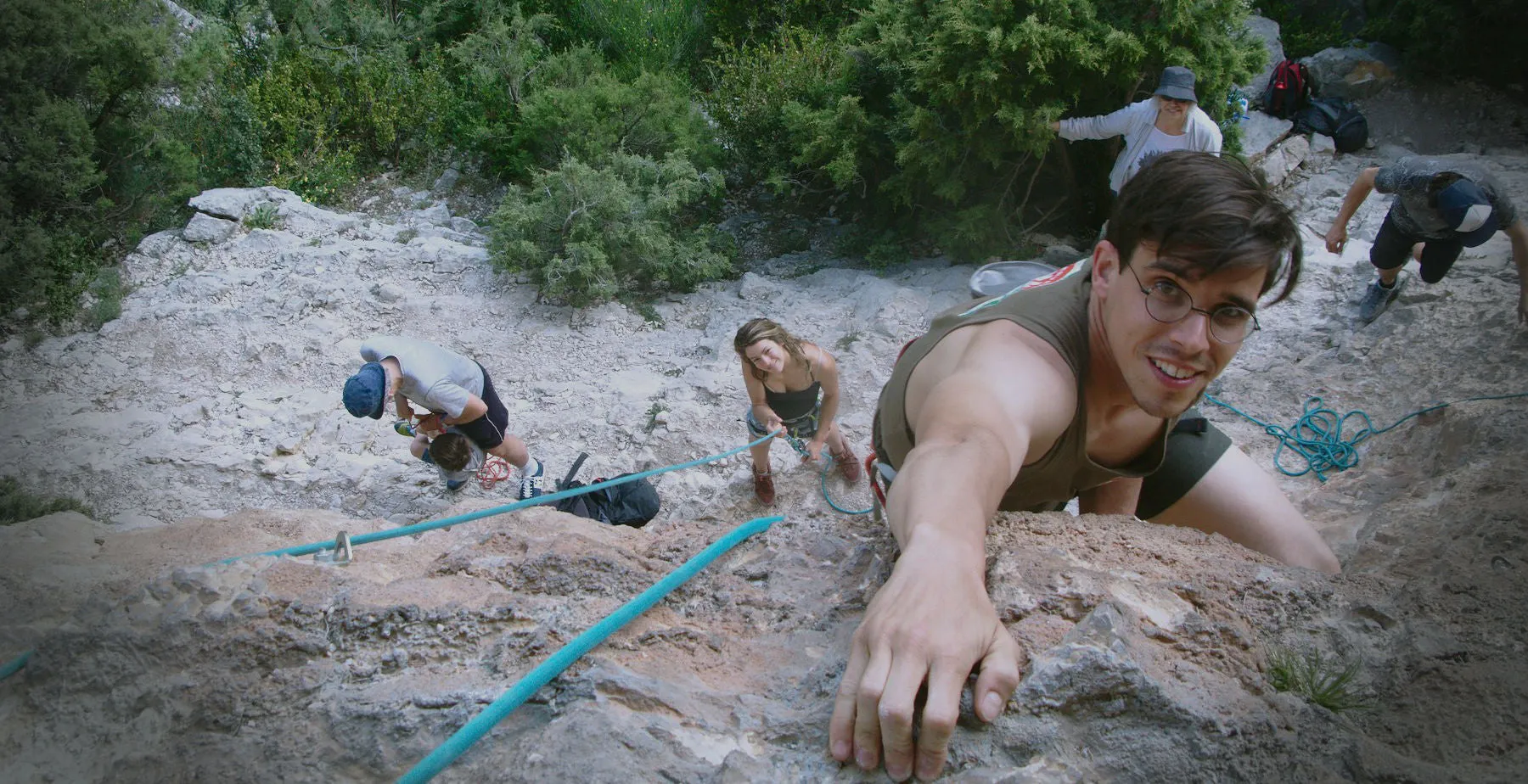 Climbing outside on Green Friday