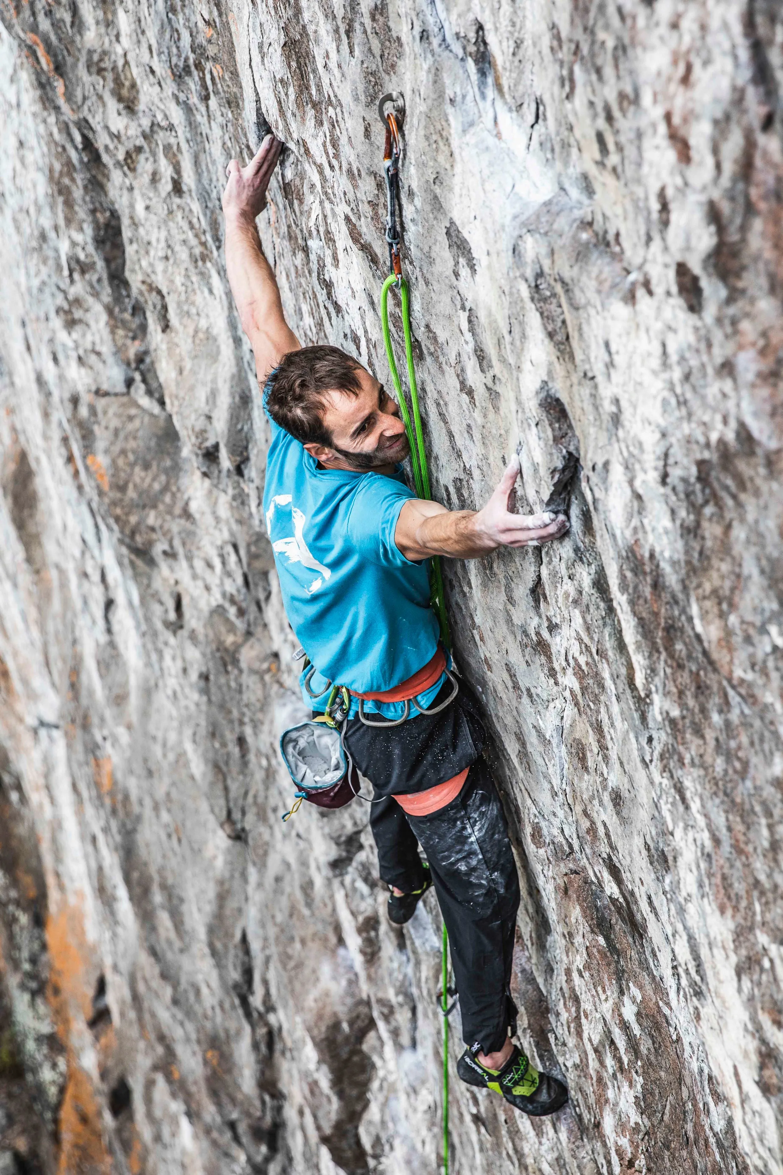 Félicien Roy dans 5 km, 5.13d, Weir