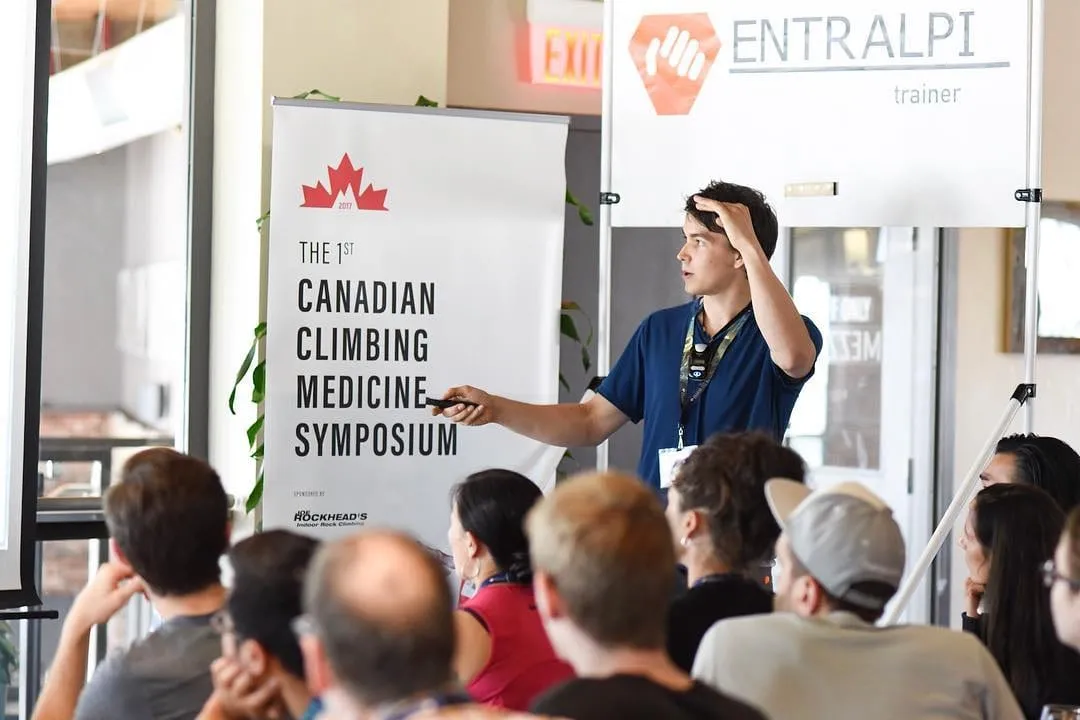 Talk at the first Canadian Climbing Medicine Symposium in 2017